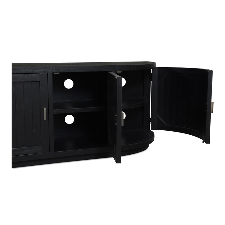 Moe's Home Collection - Nicola Media Cabinet Black - FR-1045-02 | American Home Furniture