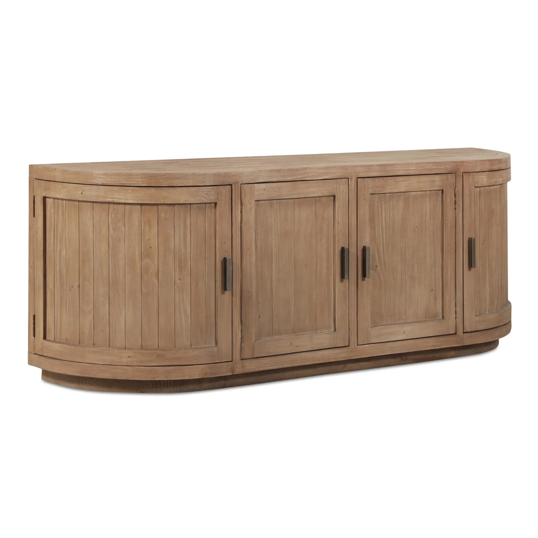 Nicola Media Cabinet Natural - AmericanHomeFurniture