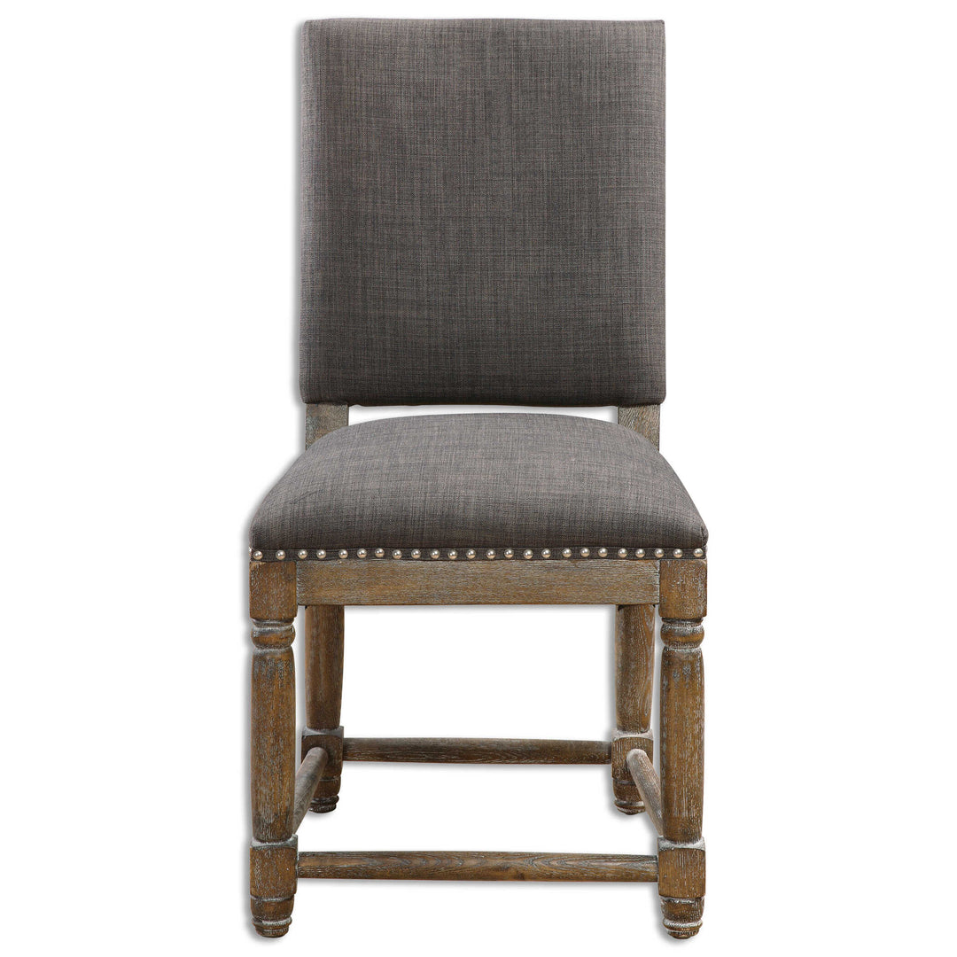 American Home Furniture Uttermost Laurens Gray Accent Chair Set of 2