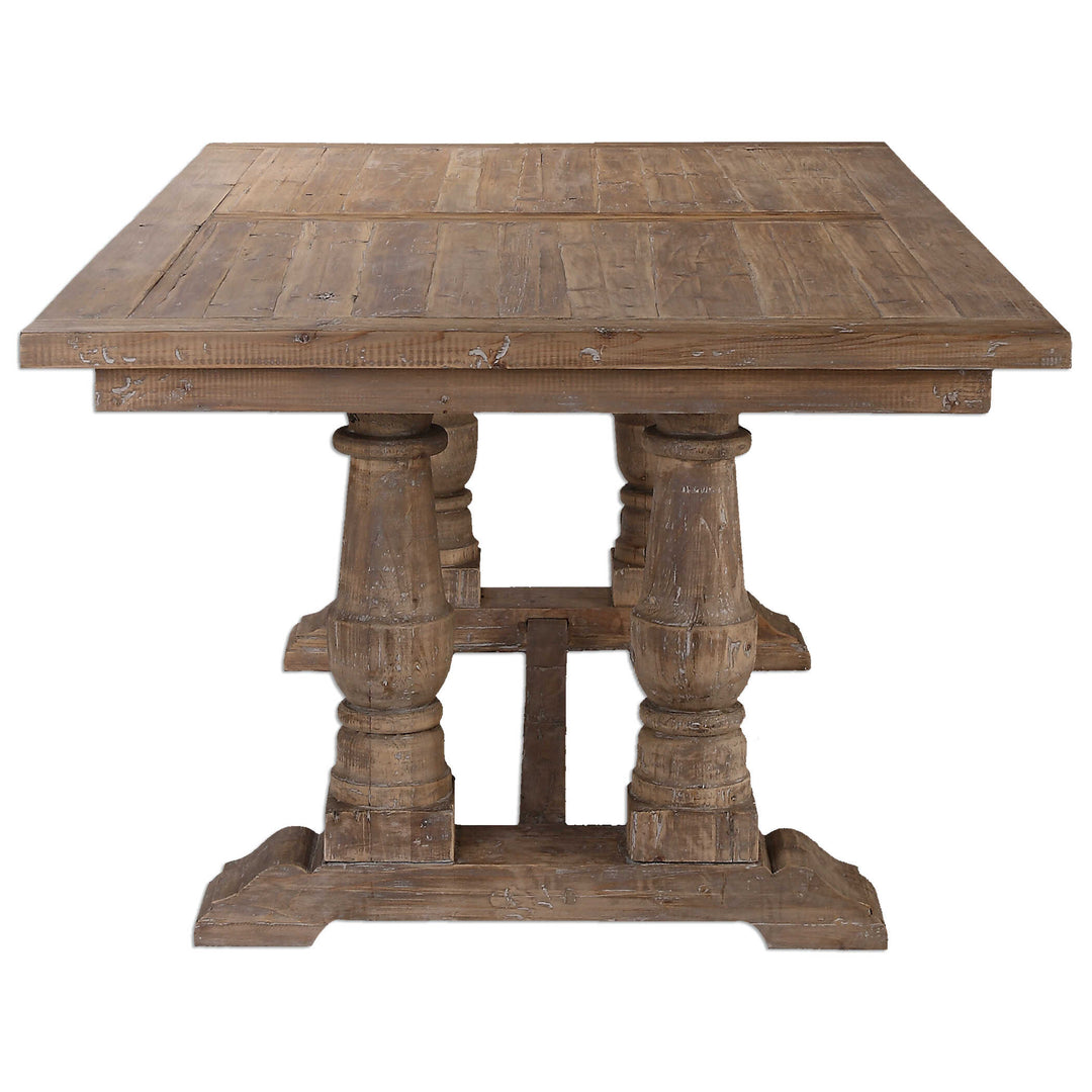 American Home Furniture Uttermost Stratford Salvaged Wood Dining Table