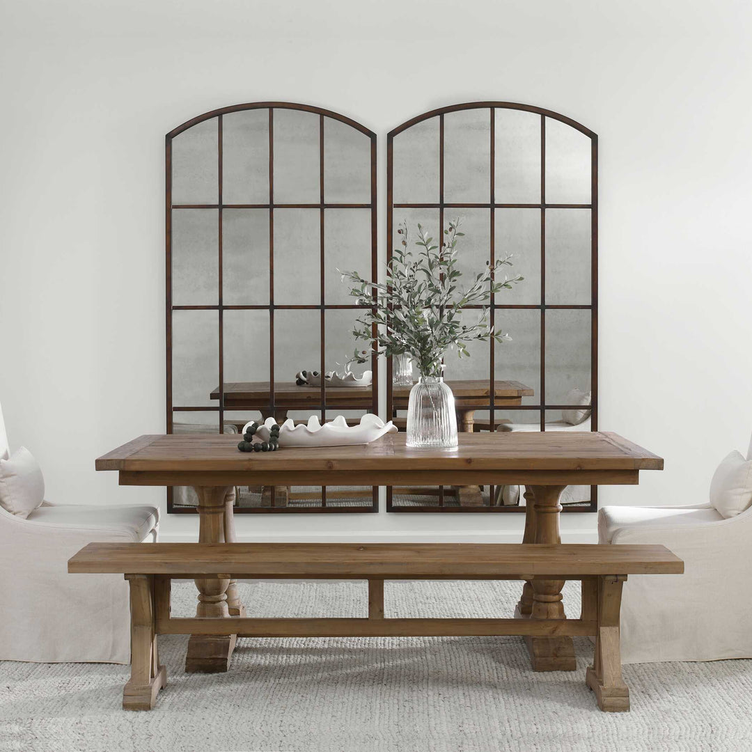 American Home Furniture Uttermost Stratford Salvaged Wood Dining Table