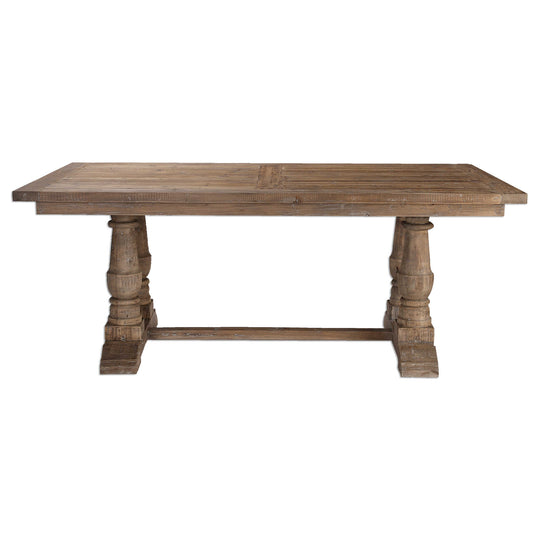 American Home Furniture Uttermost Stratford Salvaged Wood Dining Table