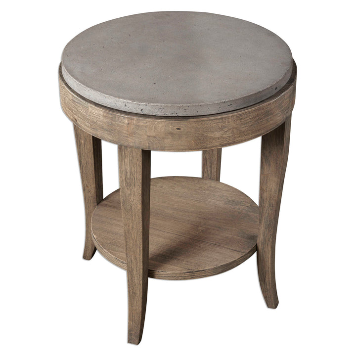 American Home Furniture Uttermost Deka Round Side Table