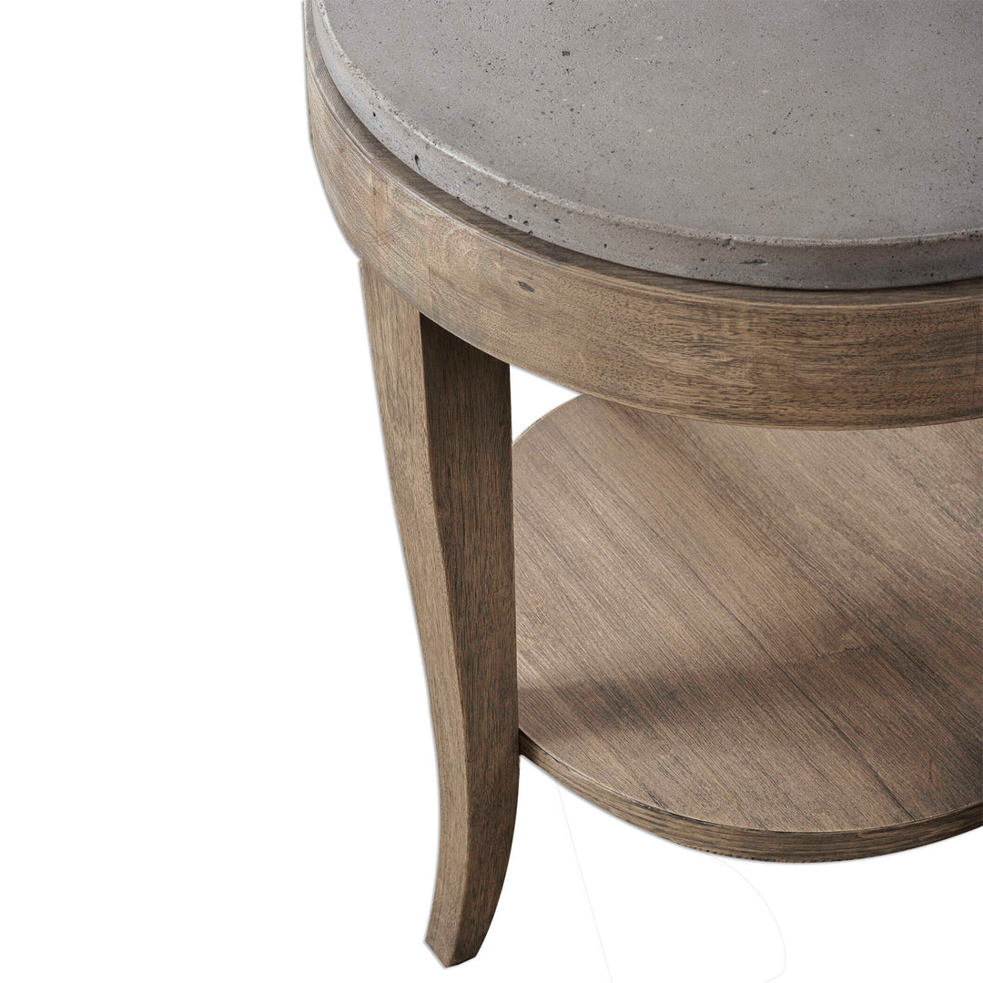 American Home Furniture Uttermost Deka Round Side Table
