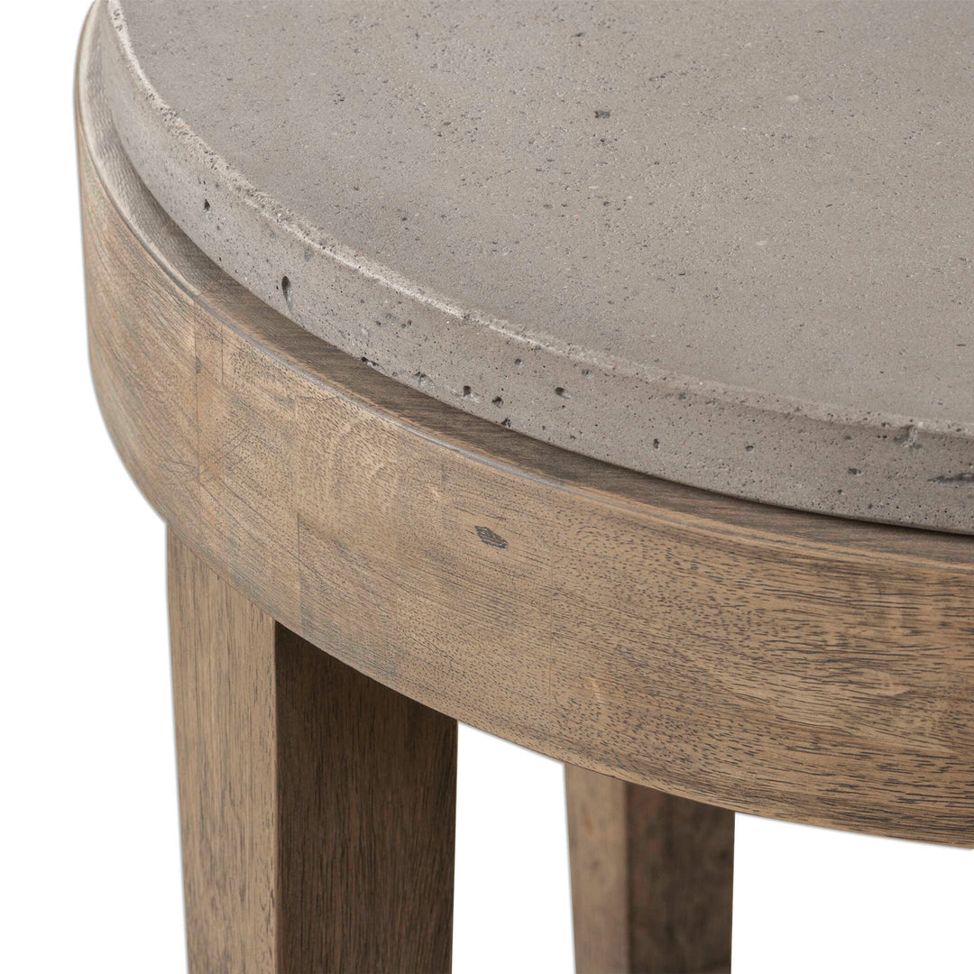 American Home Furniture Uttermost Deka Round Side Table