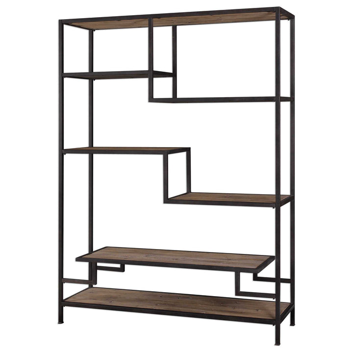 American Home Furniture Uttermost Sherwin Industrial Etagere