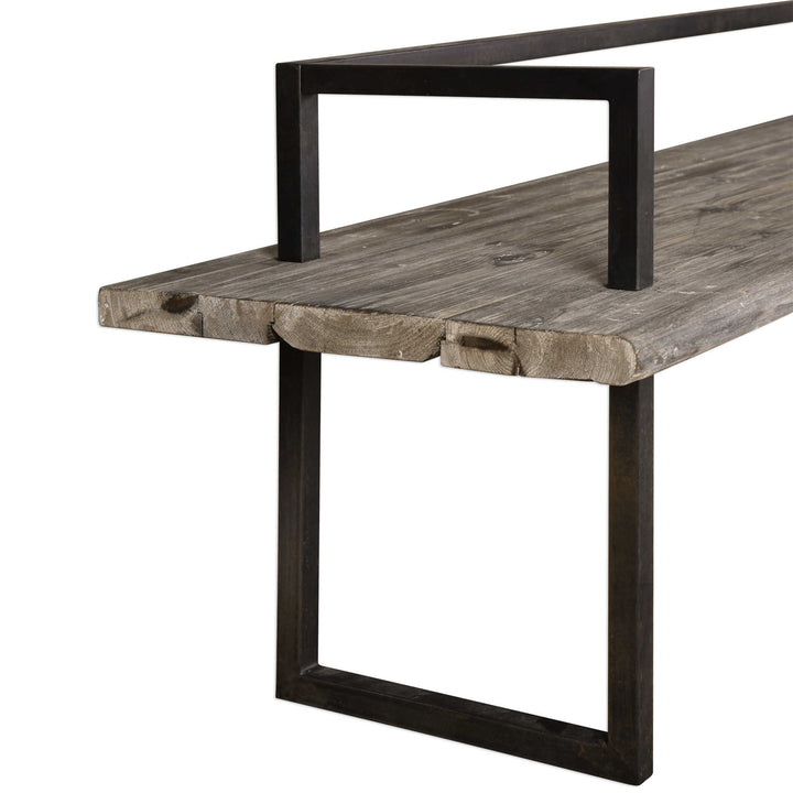 American Home Furniture Uttermost Herbert Reclaimed Wood Bench