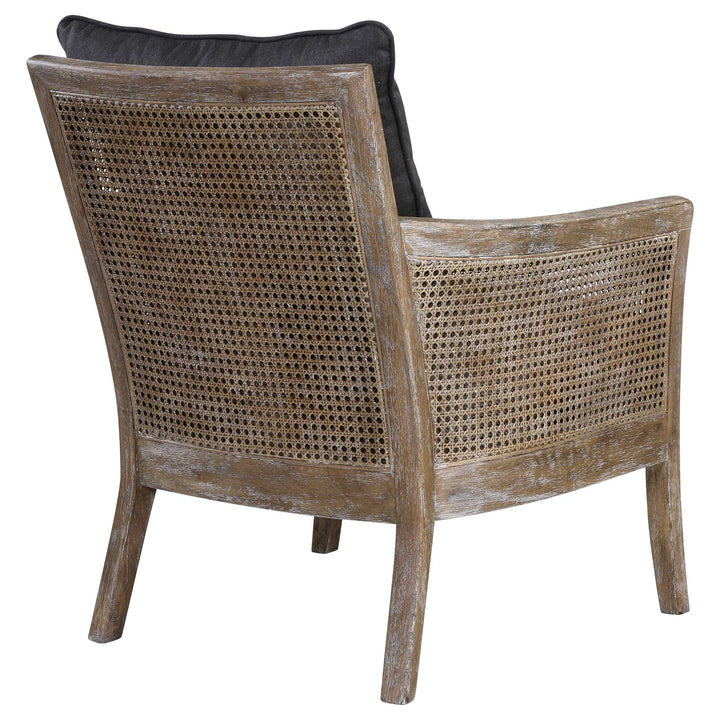American Home Furniture Uttermost Encore Dark Gray Armchair