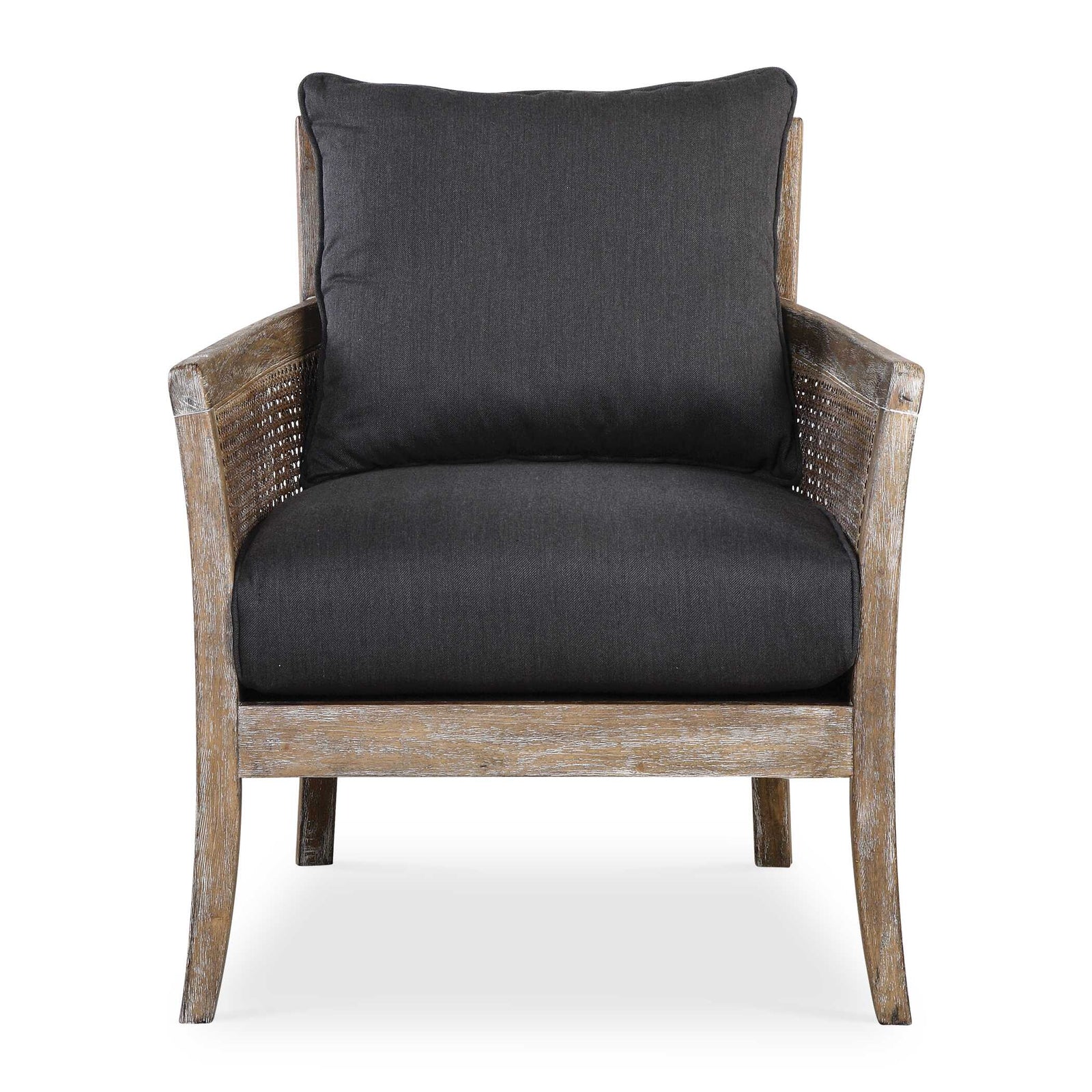 American Home Furniture Uttermost Encore Dark Gray Armchair