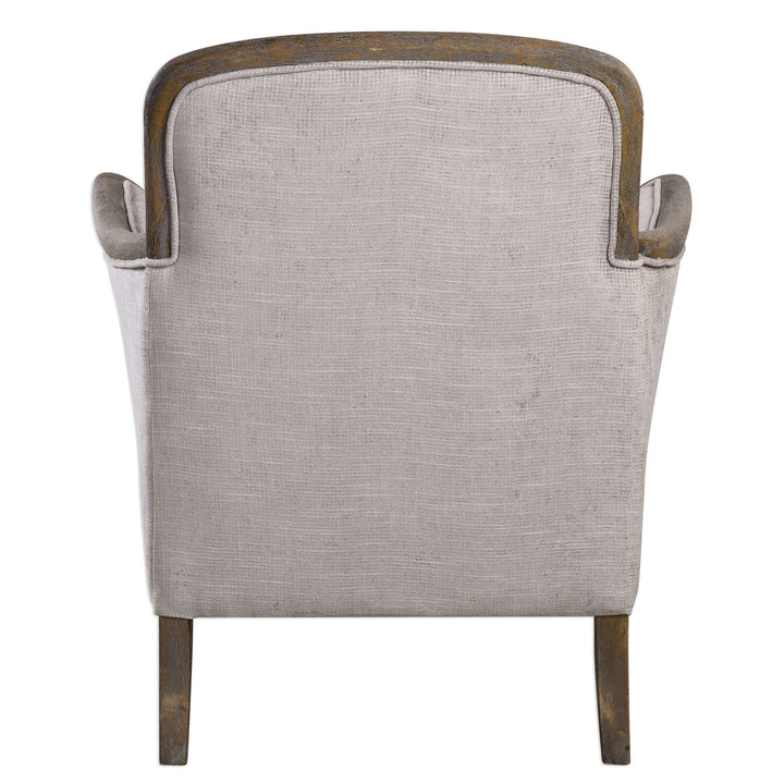 American Home Furniture Uttermost Brittoney Taupe Armchair