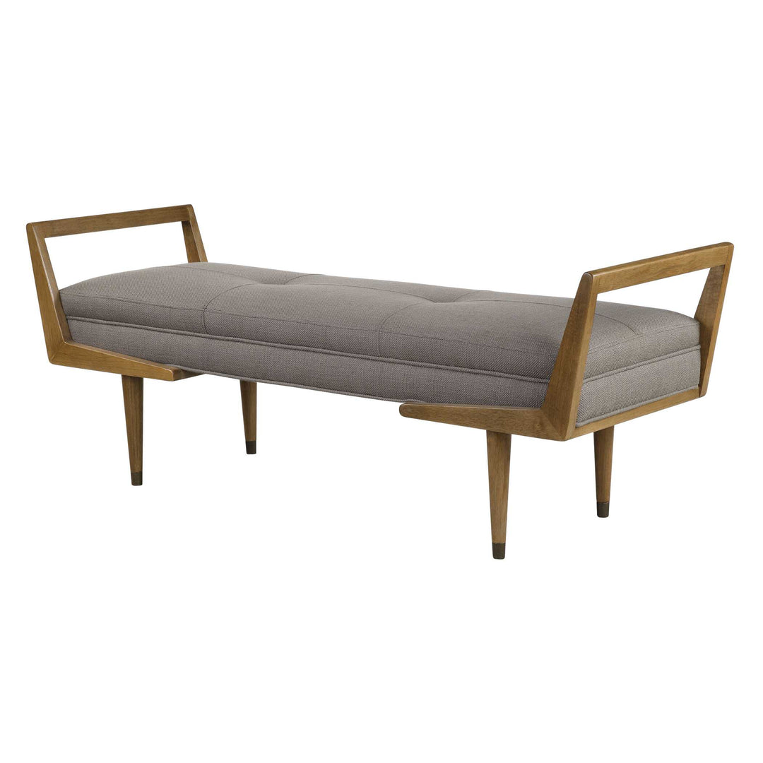 American Home Furniture Uttermost Waylon Mid-Century Modern Bench