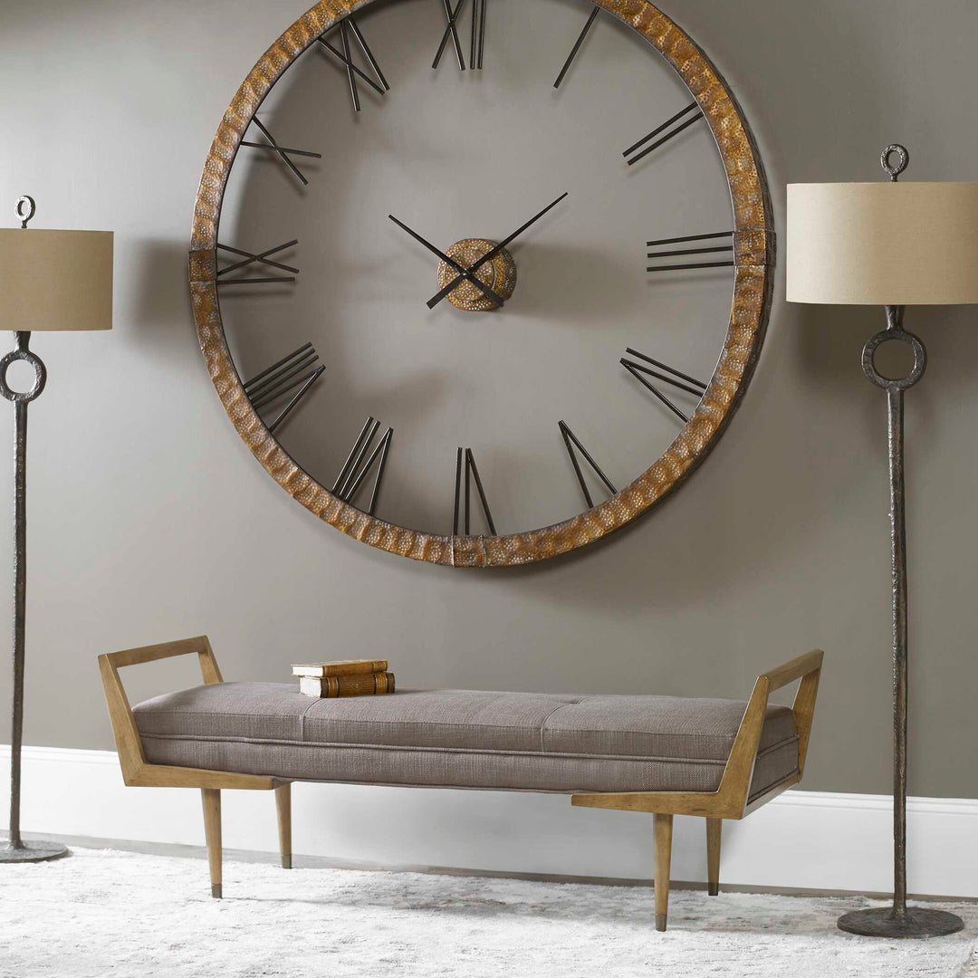 American Home Furniture Uttermost Waylon Mid-Century Modern Bench