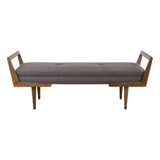 American Home Furniture Uttermost Waylon Mid-Century Modern Bench