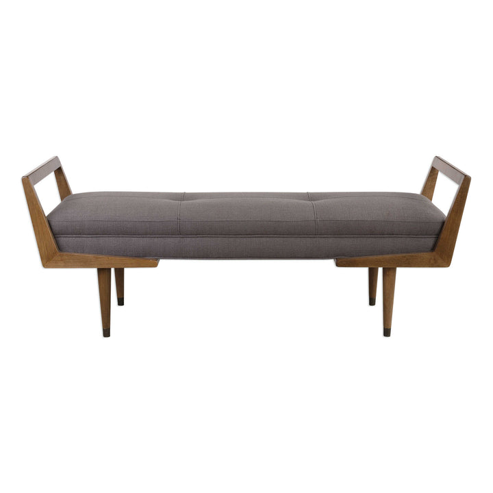 American Home Furniture Uttermost Waylon Mid-Century Modern Bench