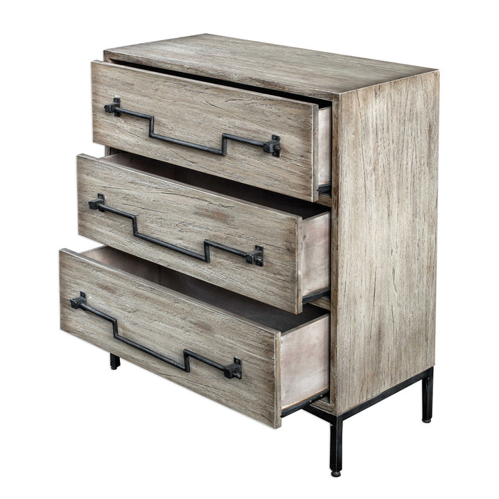 American Home Furniture Uttermost Jory Aged Ivory Accent Drawers