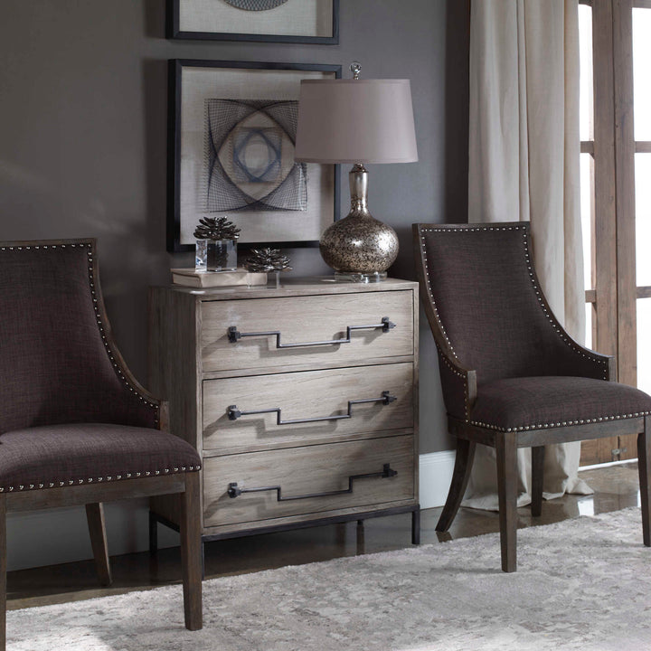 American Home Furniture Uttermost Jory Aged Ivory Accent Drawers