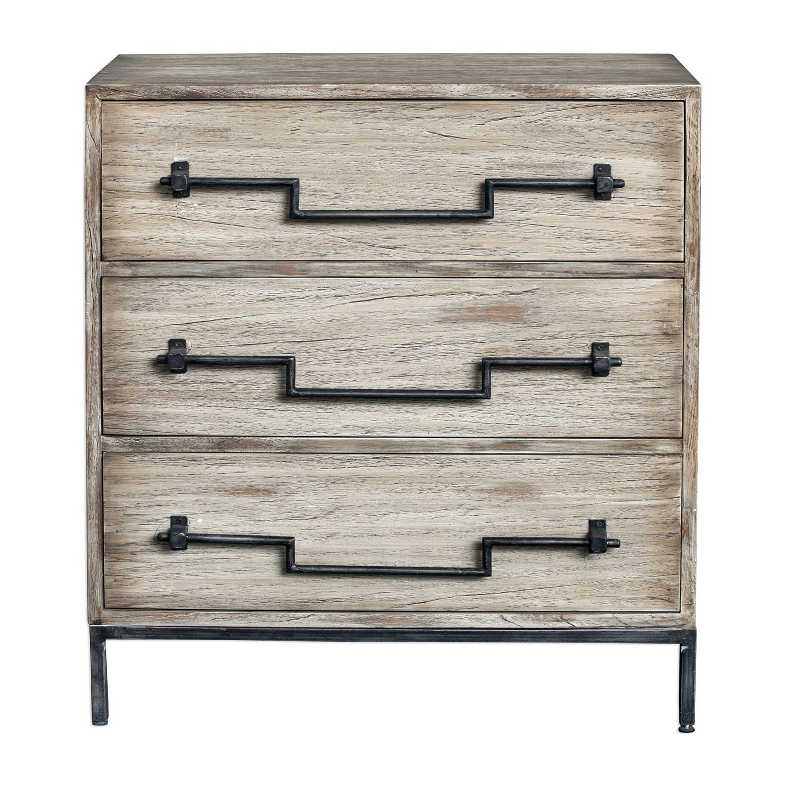 American Home Furniture Uttermost Jory Aged Ivory Accent Drawers