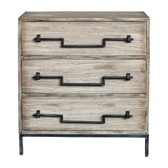American Home Furniture Uttermost Jory Aged Ivory Accent Drawers