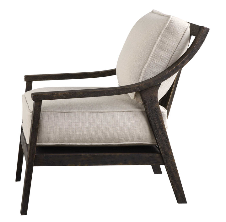 American Home Furniture Uttermost Lyle Beige Accent Chair