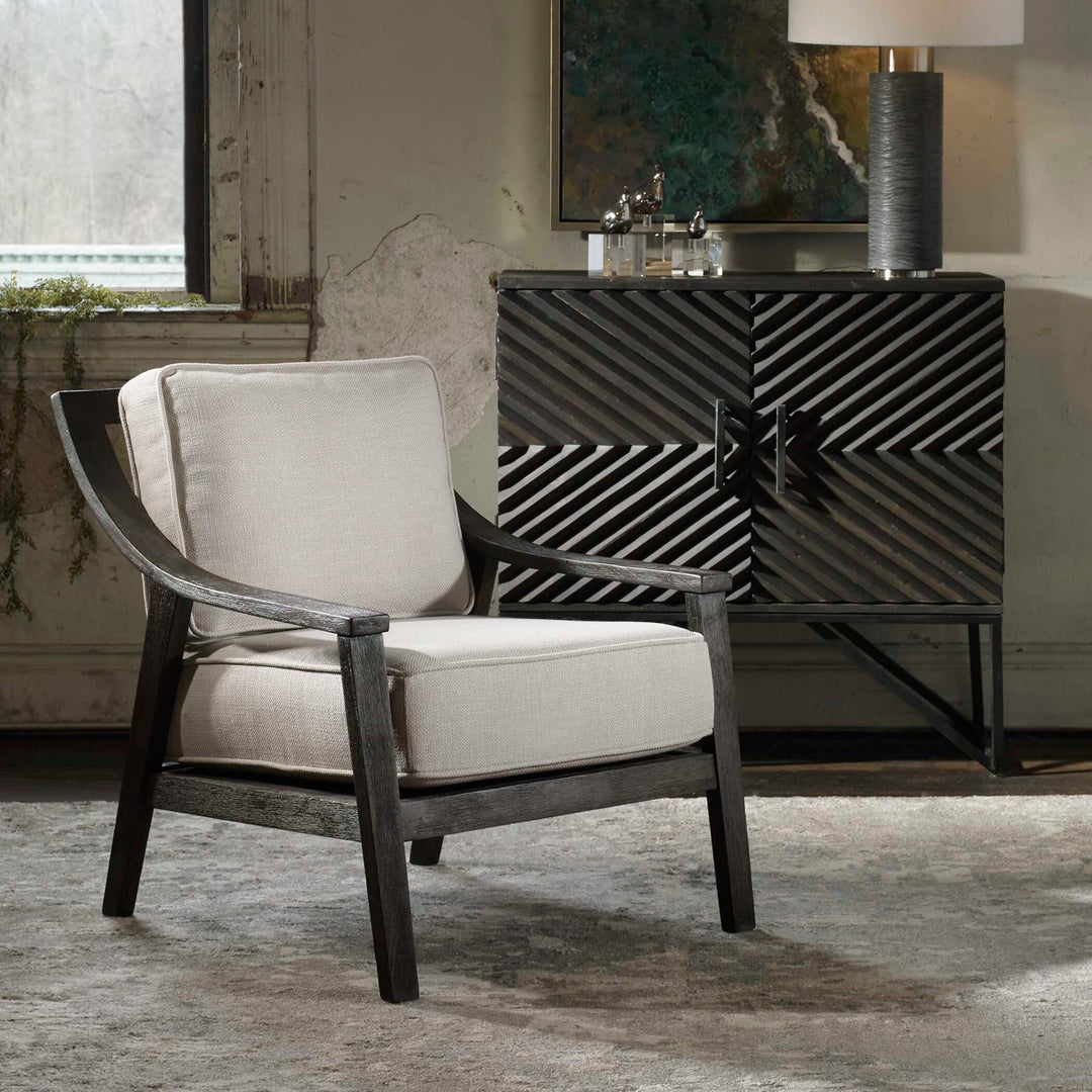 American Home Furniture Uttermost Lyle Beige Accent Chair