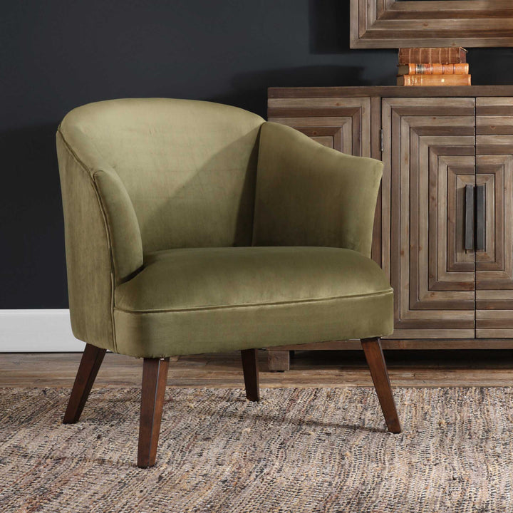 American Home Furniture Uttermost Conroy Olive Accent Chair