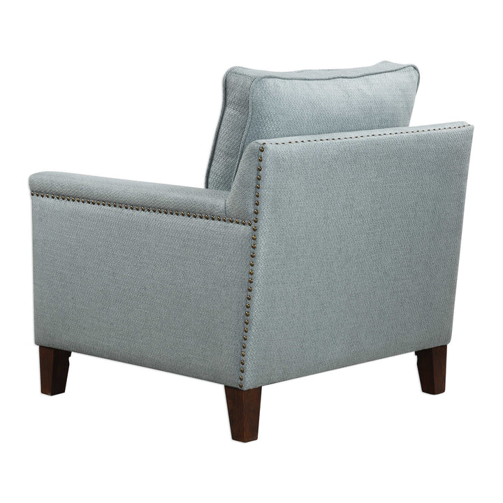 American Home Furniture Uttermost Charlotta Sea Mist Accent Chair