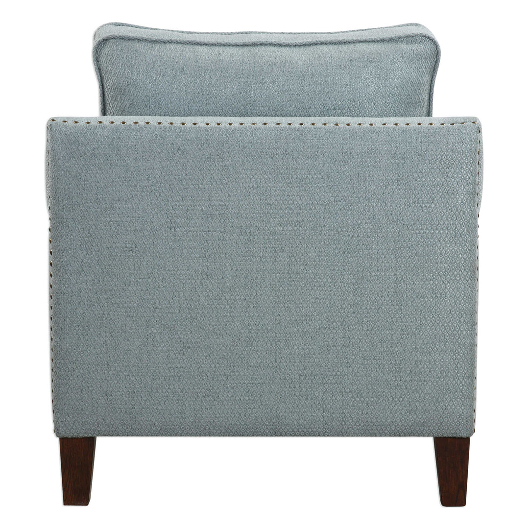 American Home Furniture Uttermost Charlotta Sea Mist Accent Chair