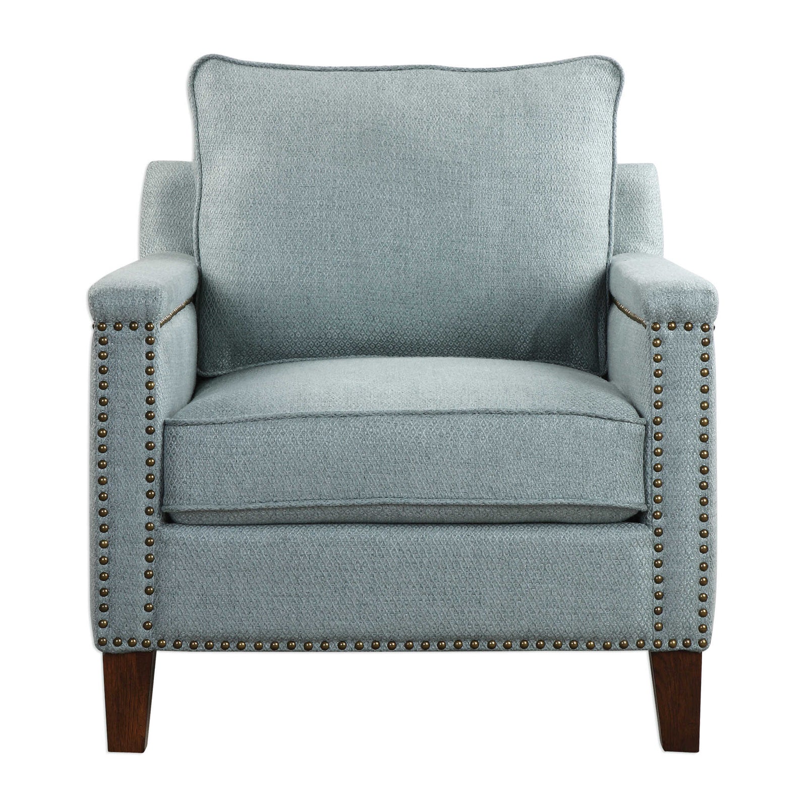 American Home Furniture Uttermost Charlotta Sea Mist Accent Chair