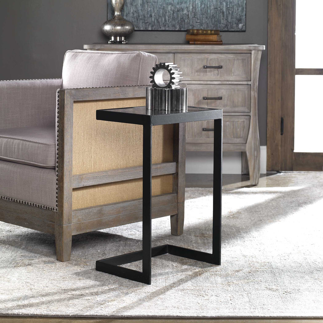 American Home Furniture Uttermost Windell Cantilever Accent Table