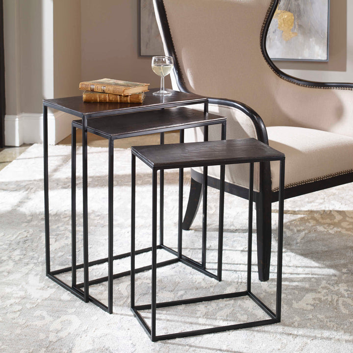 American Home Furniture Uttermost Coreene Nesting Tables