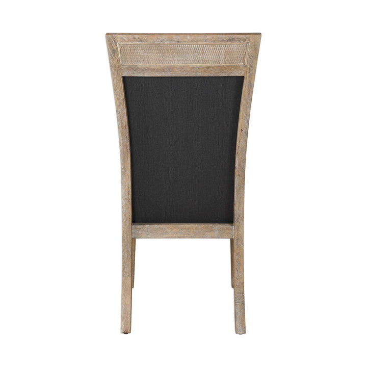 American Home Furniture Uttermost Encore Dark Gray Armless Chair Set of 2