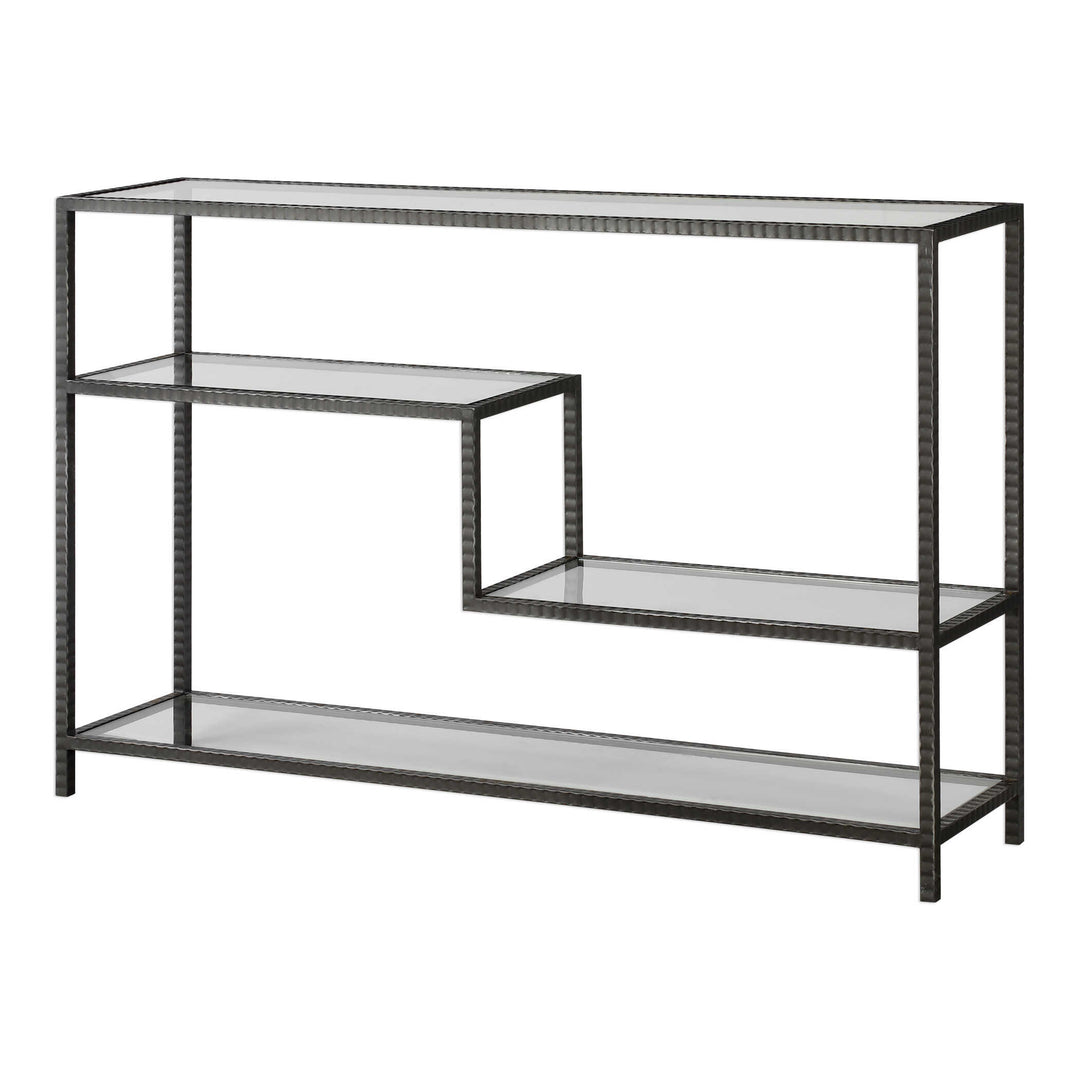 American Home Furniture Uttermost Leo Industrial Console Table