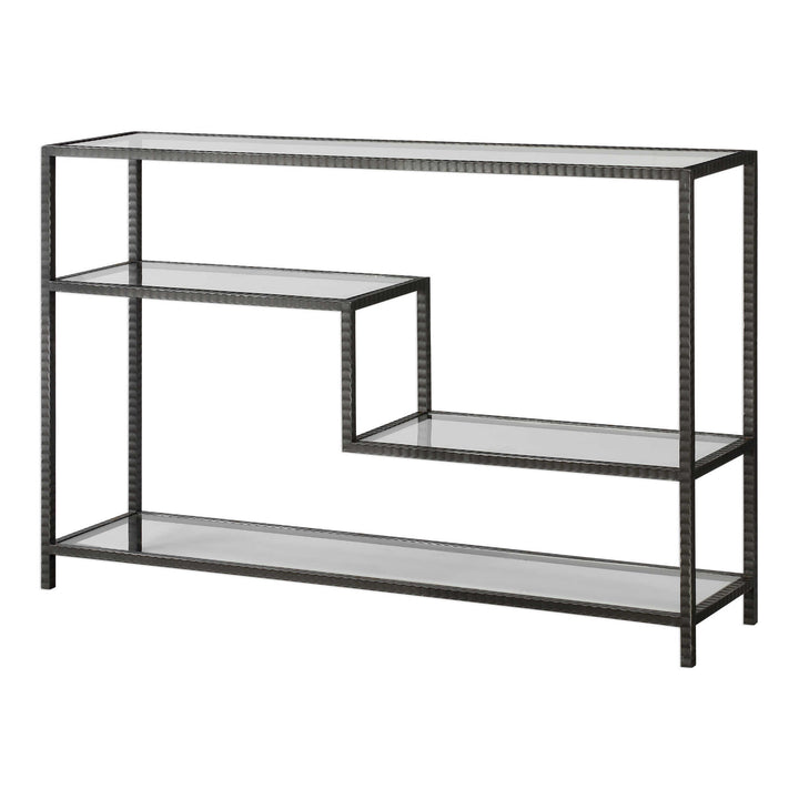 American Home Furniture Uttermost Leo Industrial Console Table