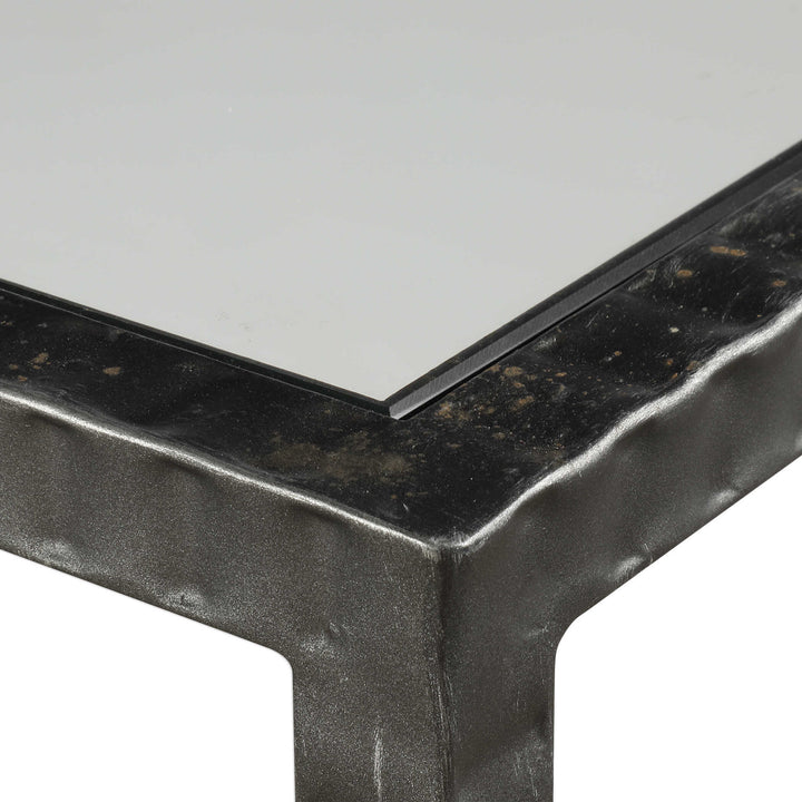 American Home Furniture Uttermost Leo Industrial Console Table