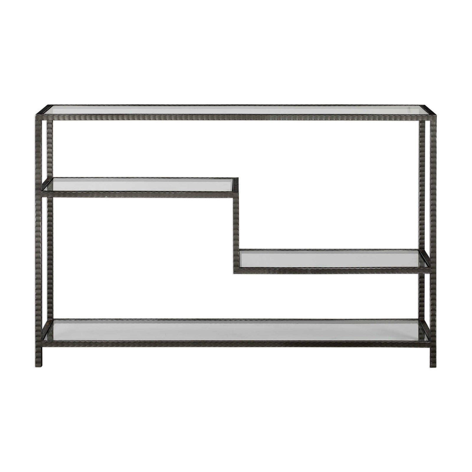 American Home Furniture Uttermost Leo Industrial Console Table
