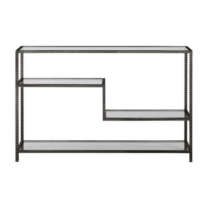 American Home Furniture Uttermost Leo Industrial Console Table