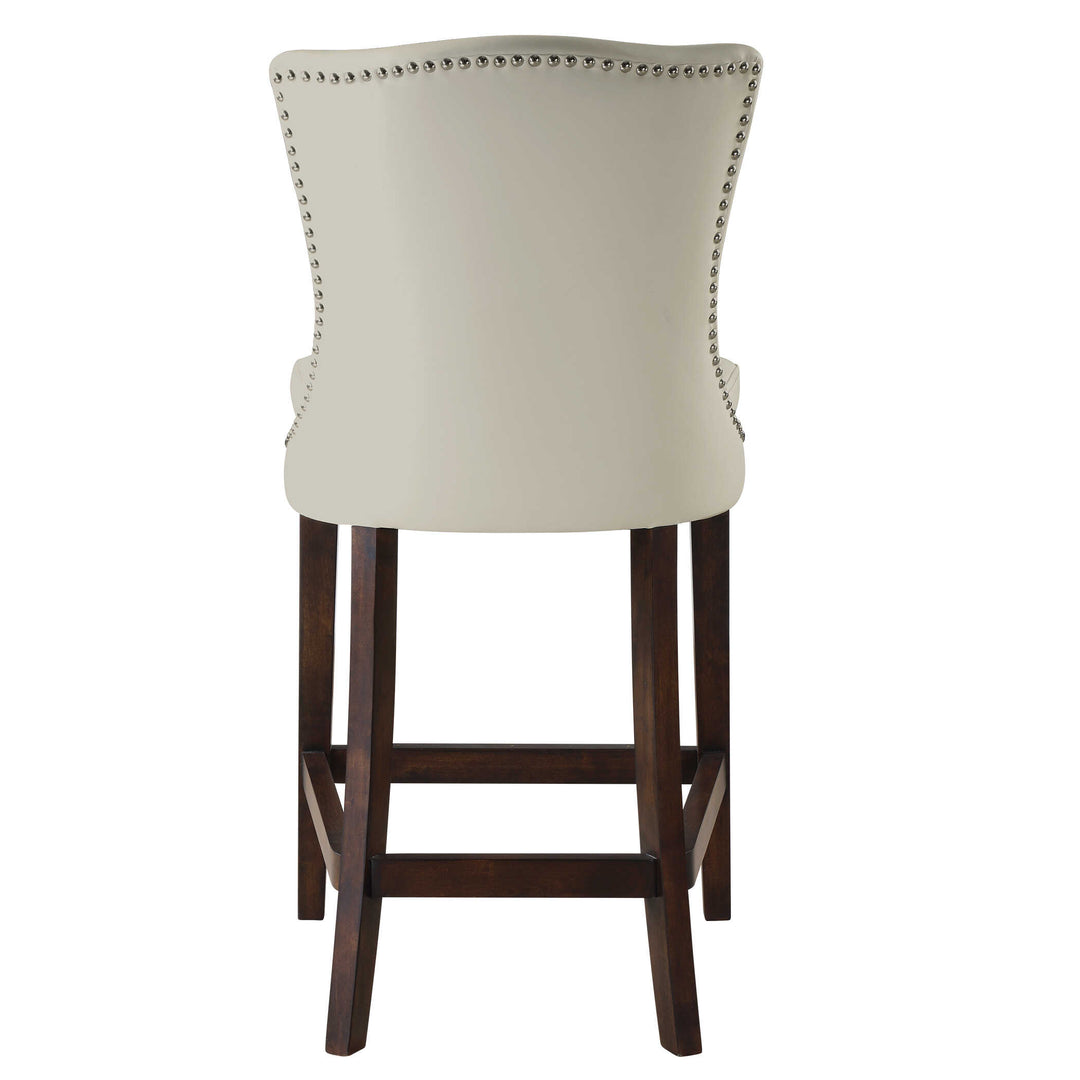 American Home Furniture Uttermost Dariela White Counter Stool