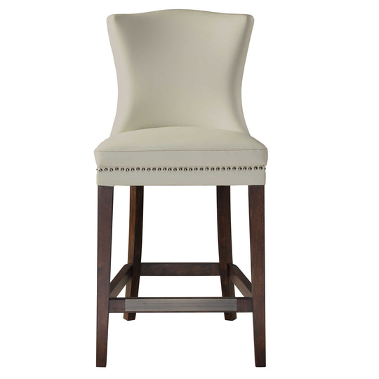American Home Furniture Uttermost Dariela White Counter Stool