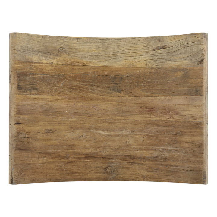 American Home Furniture Uttermost Connor Elm Accent Stool