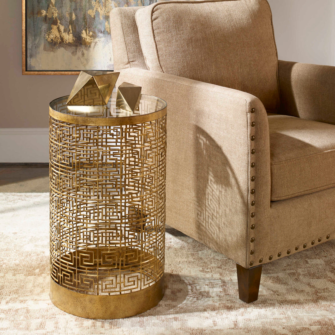 American Home Furniture Uttermost Algernon Accent Table