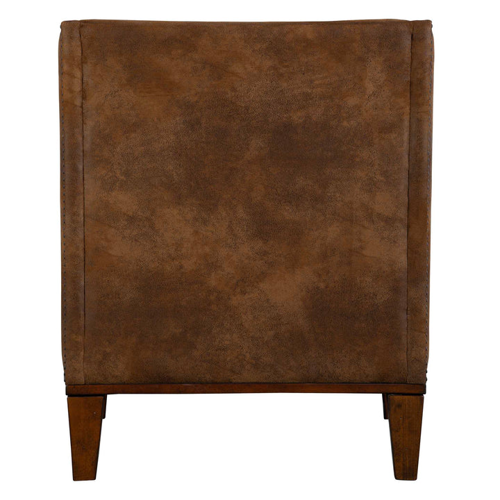 American Home Furniture Uttermost Clay Leather Armchair