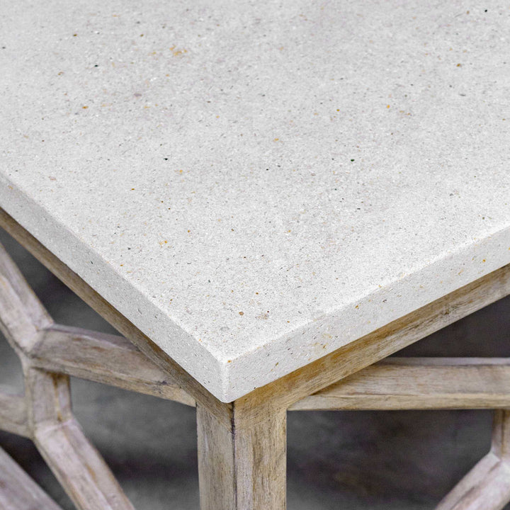 American Home Furniture Uttermost Catali Stone Coffee Table