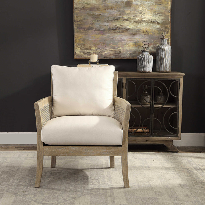 American Home Furniture Uttermost Encore Natural Armchair