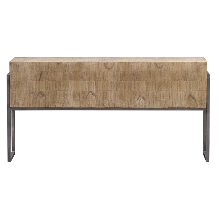 American Home Furniture Uttermost Nevis Contemporary Console Table