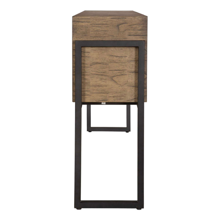 American Home Furniture Uttermost Nevis Contemporary Console Table