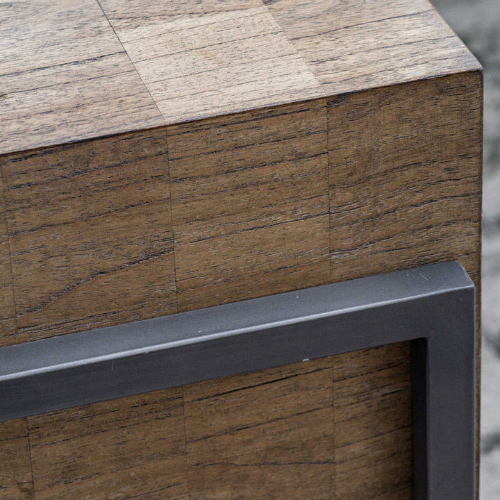 American Home Furniture Uttermost Nevis Contemporary Console Table