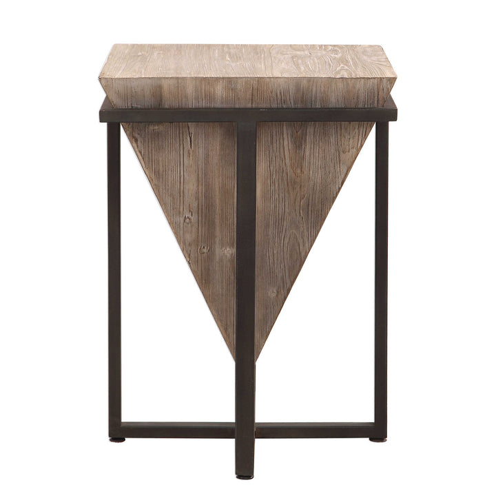 American Home Furniture Uttermost Bertrand Wood Accent Table