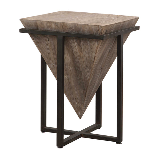 American Home Furniture Uttermost Bertrand Wood Accent Table