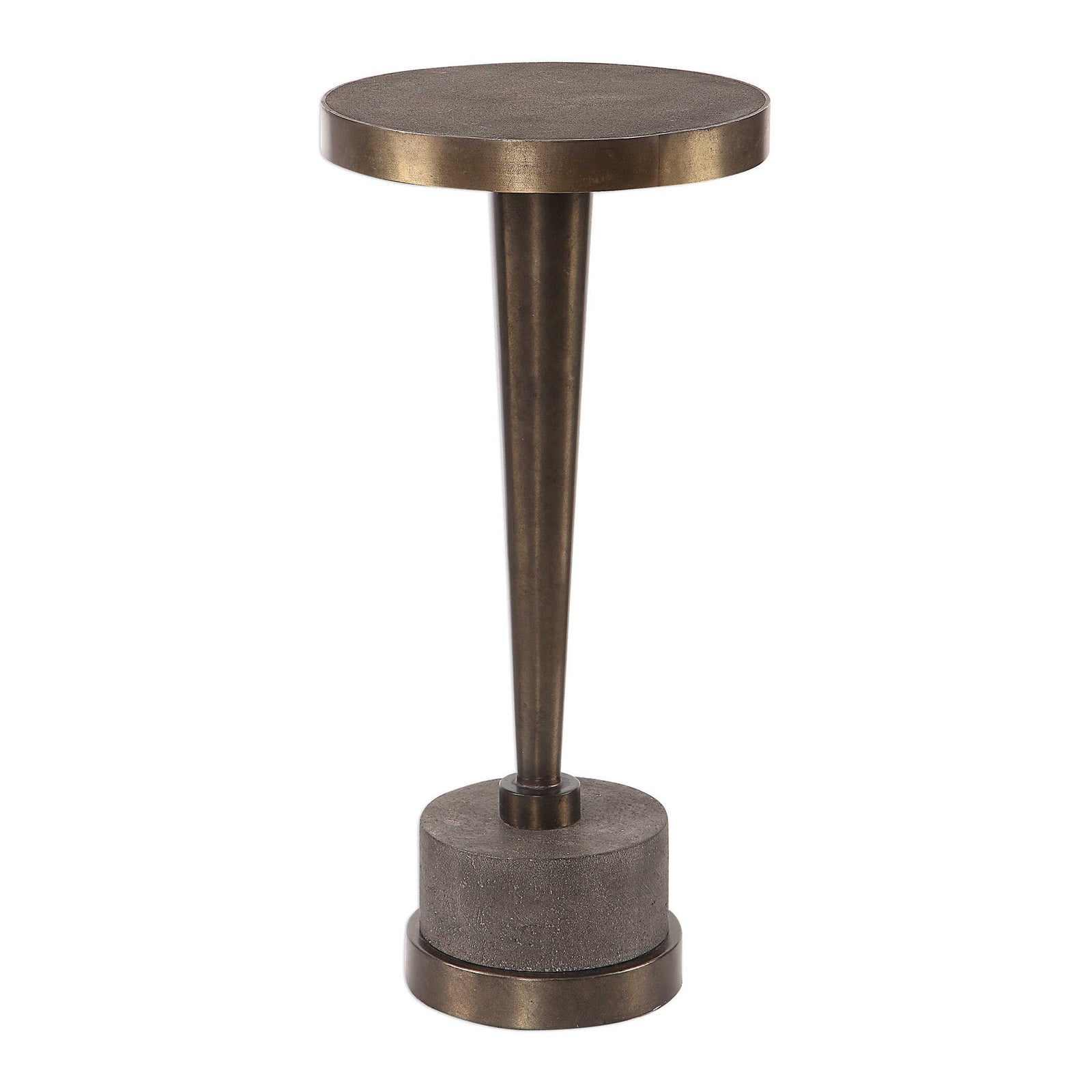 American Home Furniture Uttermost Masika Bronze Accent Table