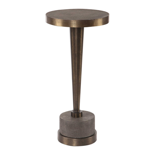 American Home Furniture Uttermost Masika Bronze Accent Table